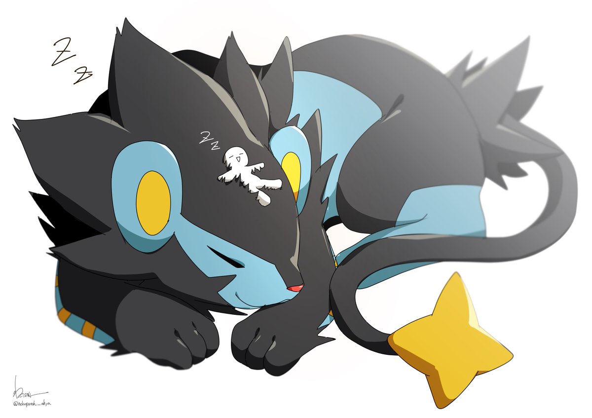 レントラーとお昼寝💤