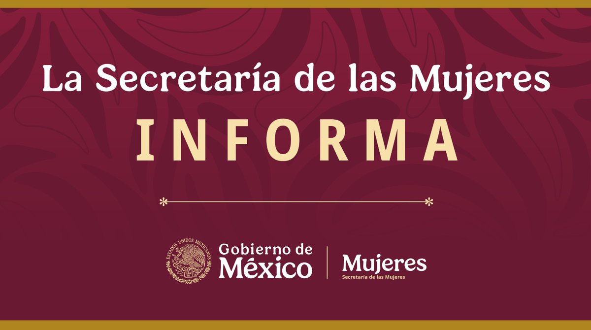 Secretaría de las Mujeres tweet media