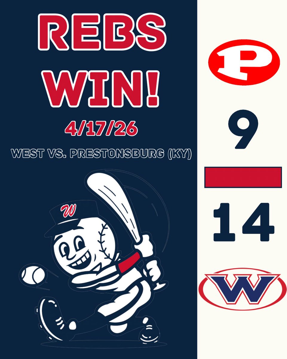 West High School Rebels Baseball tweet media