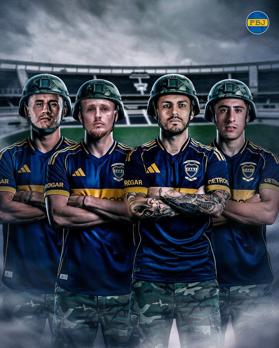💪 Con estos tipos, a la guerra para dejar todo por la camiseta.

¡Es hoy, Boca! 🔵🟡