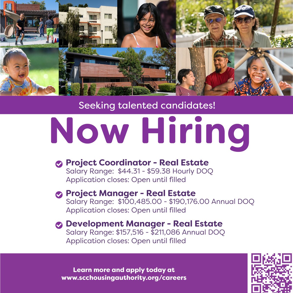 SCCHousing's tweet photo. Now Hiring!
Join our mission to make a positive impact in the community. Apply now at https://t.co/h9QqEQr5jc https://t.co/o8HVgRftoH