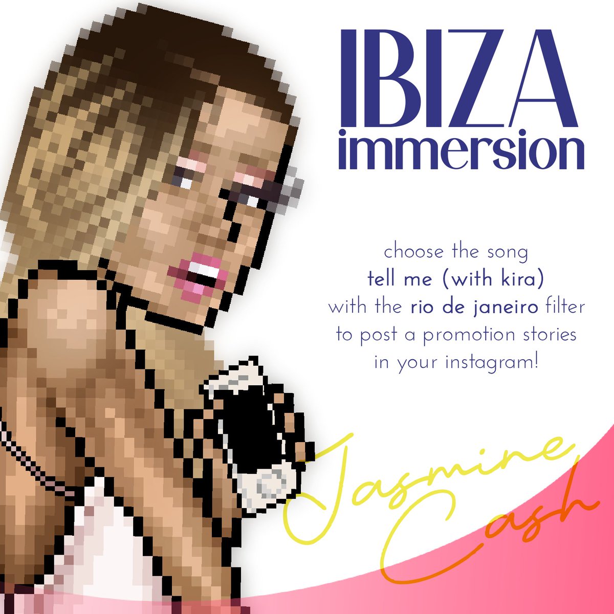 𝗜𝗕𝗜𝗭𝗔 𝗶𝗺𝗲𝗿𝘀𝗶𝗼𝗻 starting now.  

choose the song TELL ME featuring <a href="/habkira/">Kira</a> with the "Rio de Janeiro" filter to post a promotion stories in your instagram!  

can't wait to see yall faces 🥺