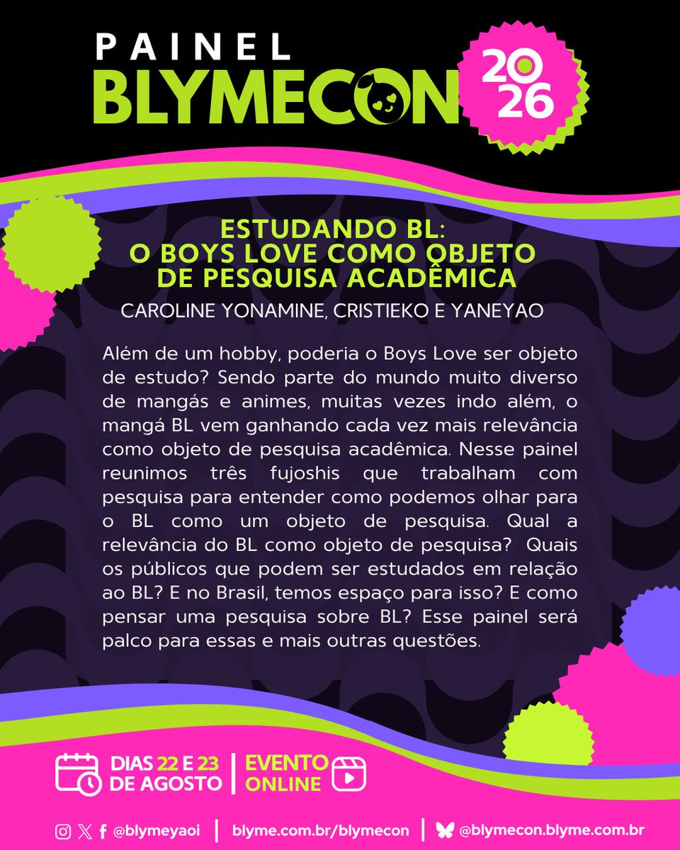 Blymecon 💚 22/08 e 23/08 tweet media