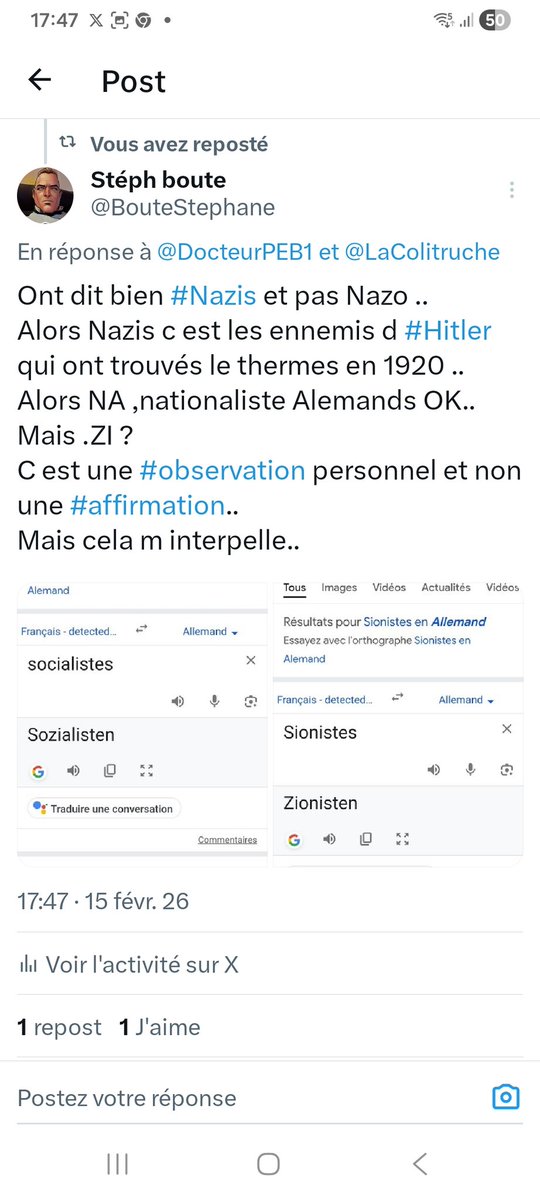 BouteStephane's tweet image. Je ne partage pas ton avis.
Parceque le RN avait été fondé par des #Nazis qui eux devaient tres bien connaître ma théorie.
C était pas des Nazos.
Les initiales du milieu ,c est un peut gros quand ont y réfléchies ? 
#ariane l a confirmée à #Jeffrey.
Zelinski et ses bataillons ?