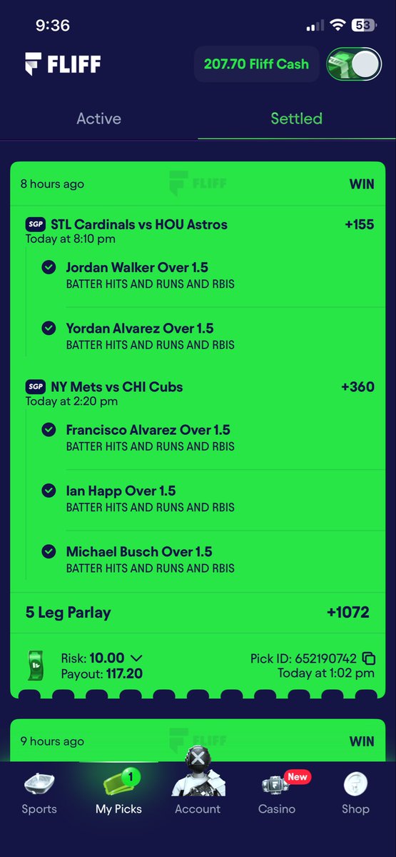 1freebody's tweet photo. @CristinaBets littest discord 🔥 first day in &amp; already made my $$ back 🤑 LFG https://t.co/BCrZZmTBhW