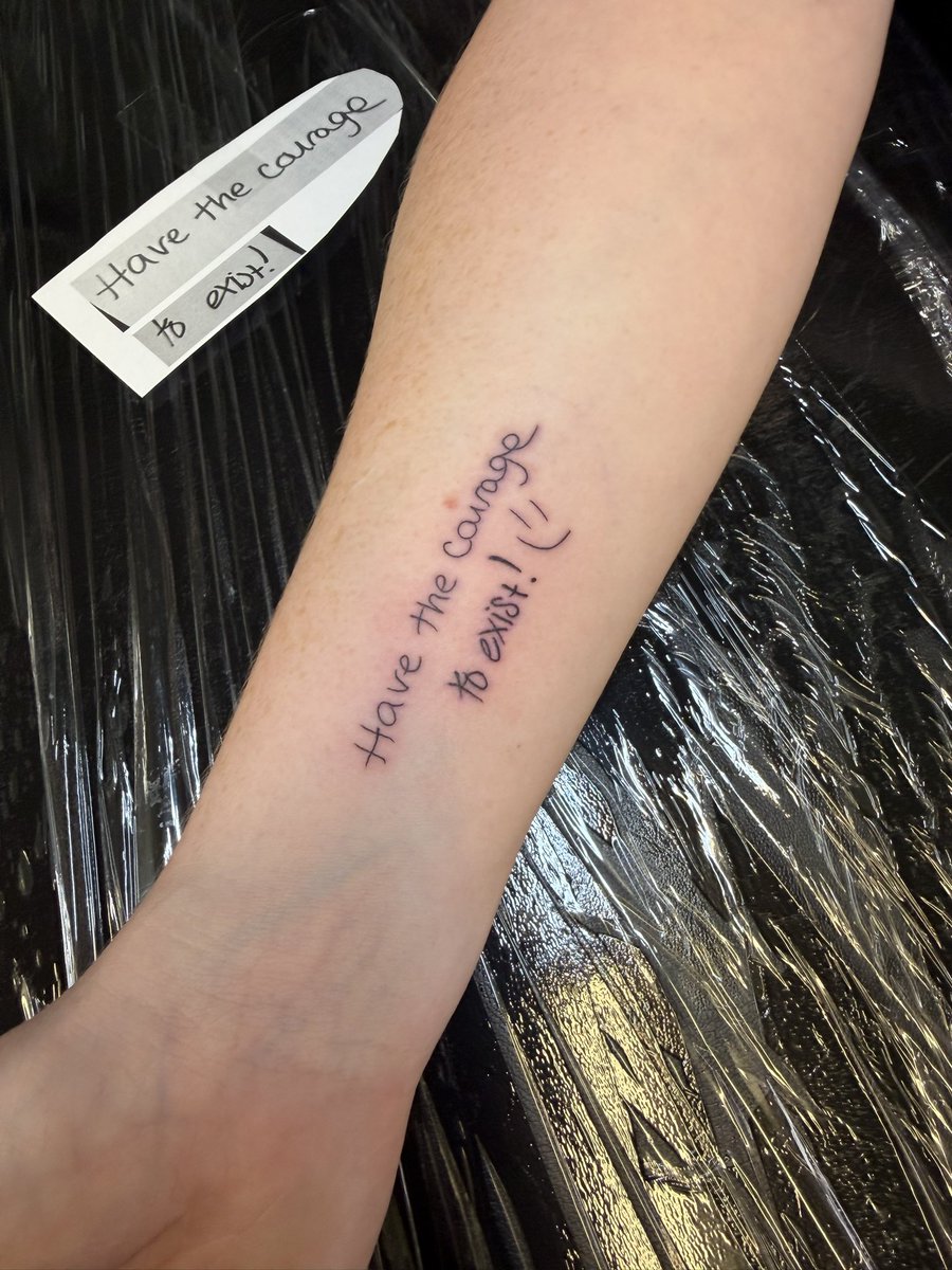 New tattoo. Who dis.