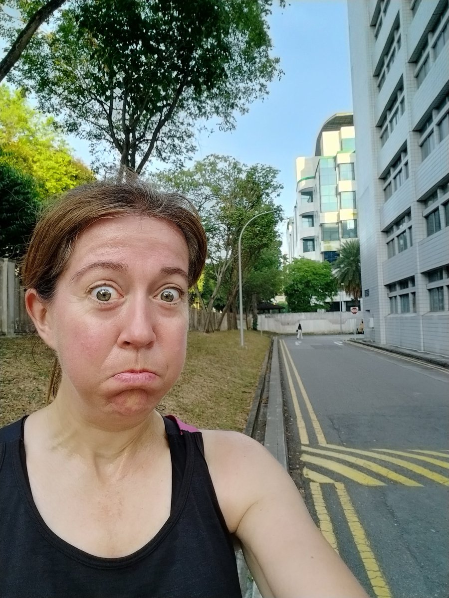 MillingtonSally's tweet image. Morning 5km run 
Trying to embrace the humidity as we've moved on from Australia to Singapore. It was ok if I kept moving 😂
Fairly quiet out and about on a nice loop. 
Happy Saturday! 😀🏃‍♀️🇸🇬
#Singapore #Running