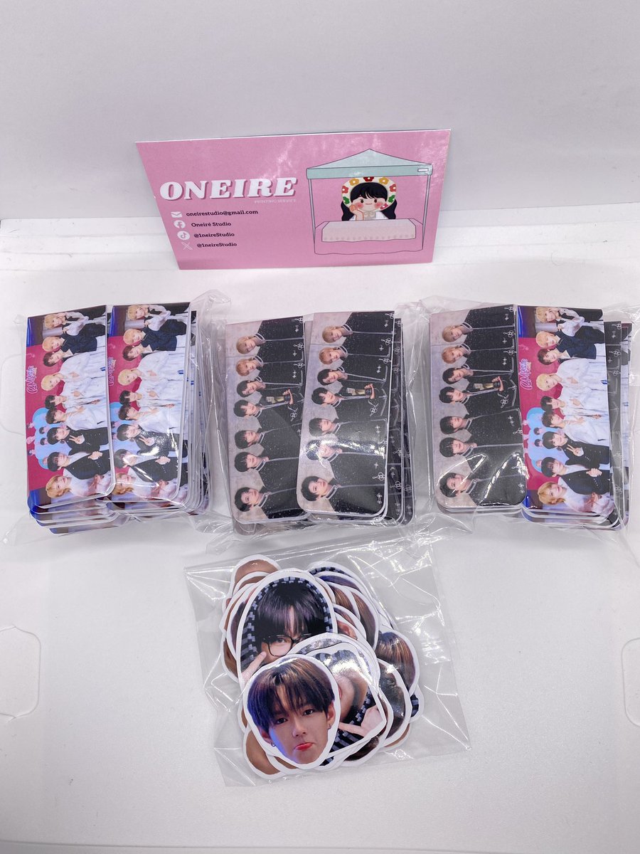 1neireStudio's tweet photo. Thank you for trusting us to print these for your first cse, Foha's space! 💓

✨ Ampaos
✨ Birthday cards
✨ Glossy Photocards
✨ Magnetic Bookmarks
✨ Customize raffle names &amp; stickers
✨ Mini Bubble head stickers

DM us to place an order. 💌

#oneireprints printing service https://t.co/doYQEjnGY7