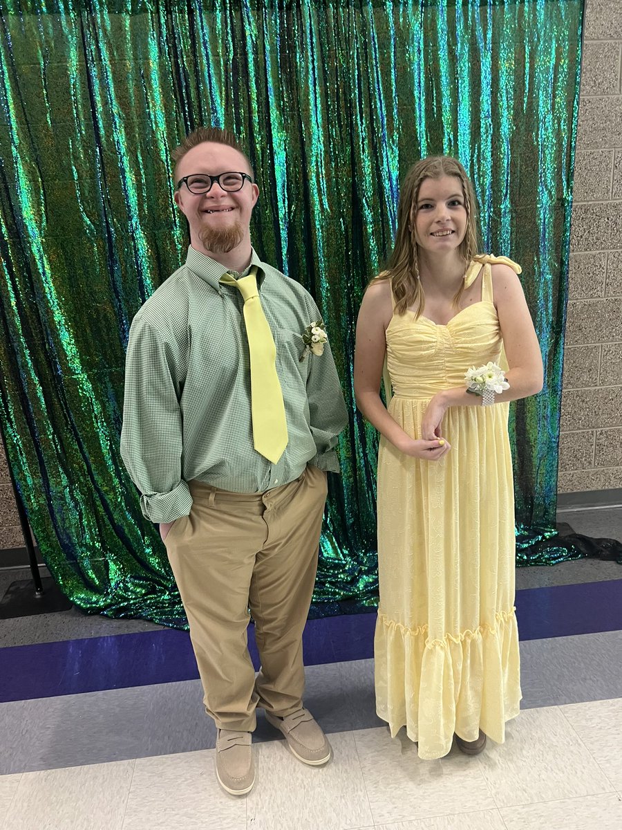 TimyNerdG's tweet image. My boy and his cute prom date! #Prom #Prom2026 #Trisomy21 #Downsyndrome