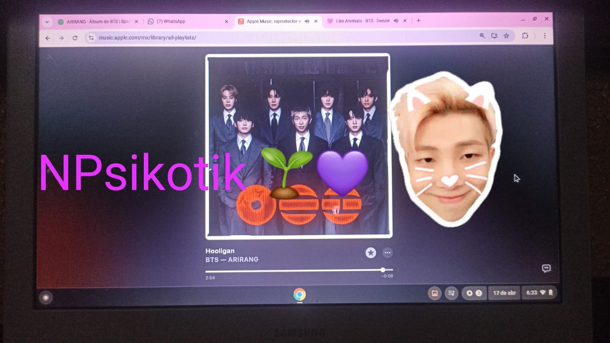 <a href="/btsapplemusicmx/">BTS APPLE MUSIC MÉXICO🇲🇽</a> 💜
#RECOMEBACK_ARIRANG
RE-COMEBACK ARIRANG MEXICO