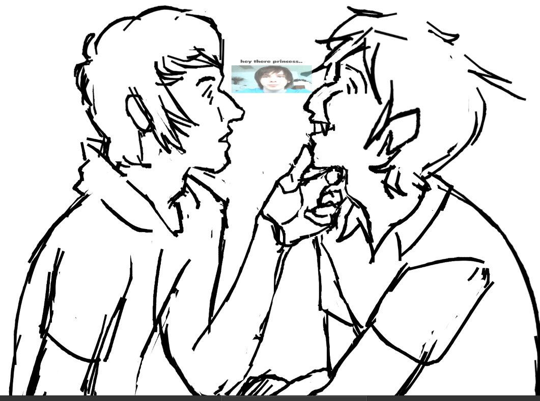 dan and phil as a vampire WIP ok bye gn