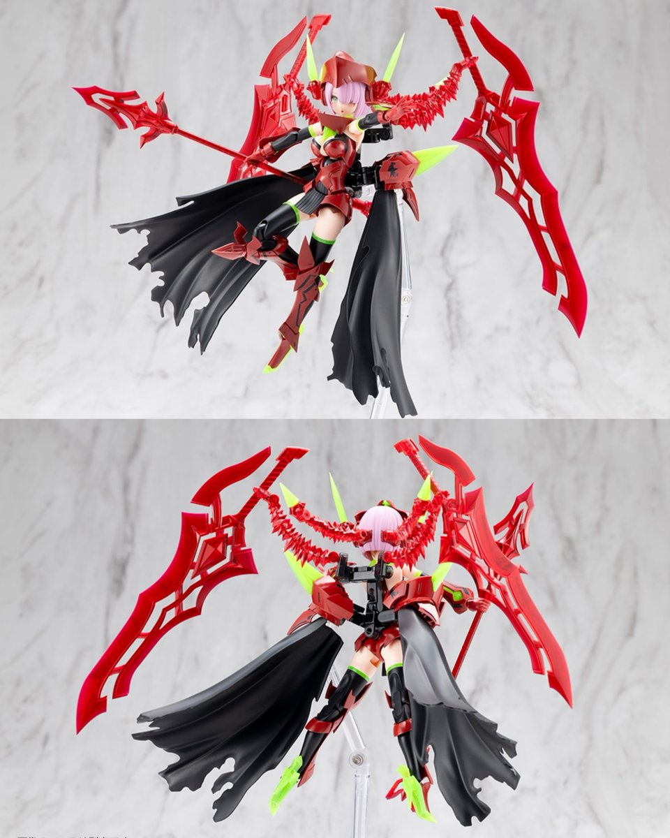 KOTOBUKIYA_YS's tweet image. 🔥#메가미디바이스「불렛 나이츠 익스큐셔너」헬 블레이즈🔥

「익스큐셔너」가 강렬한 다크 레드로 재탄생! ⛓️🔴

🩸 #MSG 홀로닉 암즈 대검 &amp;amp; 스피어, 마법검을 장착한 압도적 처형인 모드까지

헤어파츠 특전도 오직 코토샵에서만 제공중이에요🤍

#코토부키야 #아이파크몰용산 #프라모델