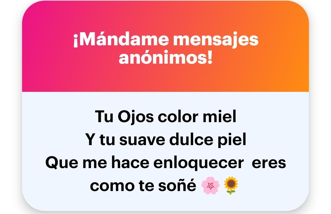 Ahora sí no se si es real o es el chat bot jugandome una broma 
ngl.link/soyelnoedv1