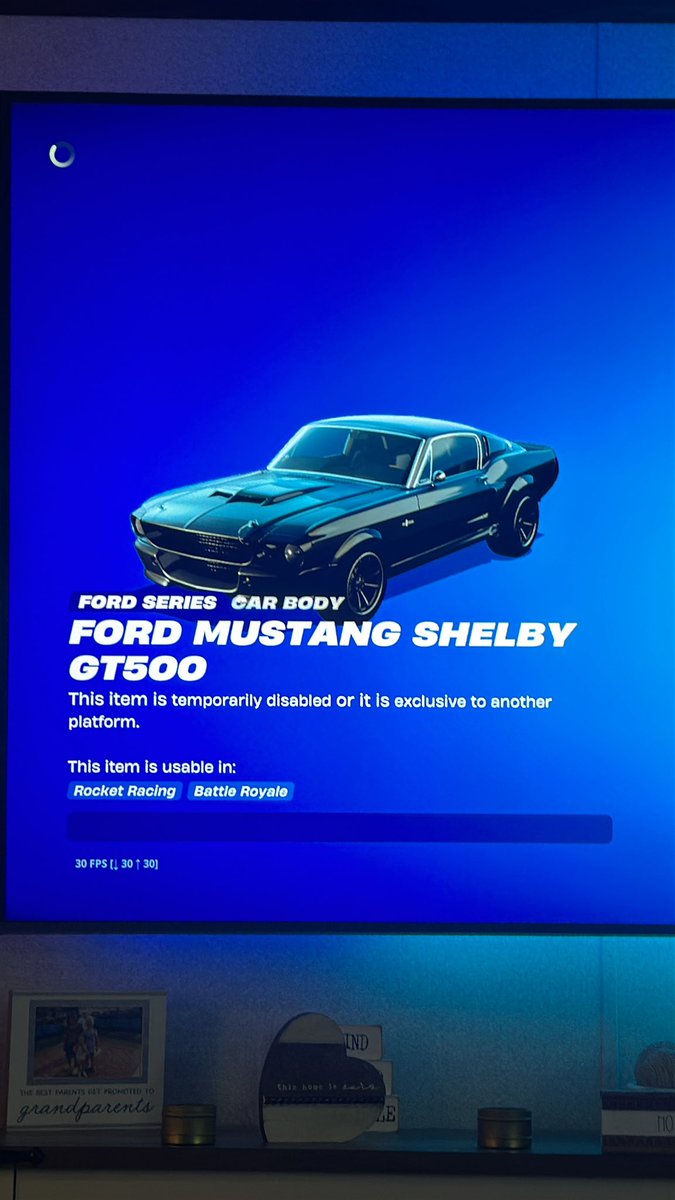 MattRodriguez81's tweet photo. @FortniteStatus why is the car I always use and paid lots of v-bucks for not available anymore? Too late for a refund? https://t.co/MehYx1vmJm