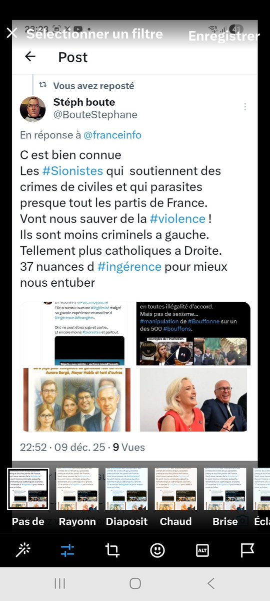 BouteStephane's tweet image. Voici Gabriel.
Le premier mai, la France ,les partis ? 
Vous pensez vraiment qu un Sionistes peut être du #centre  ou de la #gauche ? 
Pourquoi pas des Nazis communistes aussi ?
Faut se réveiller 
C est gens ne travaille que pour leurs secte Sataniste d #extrêmedroite #Sionistes