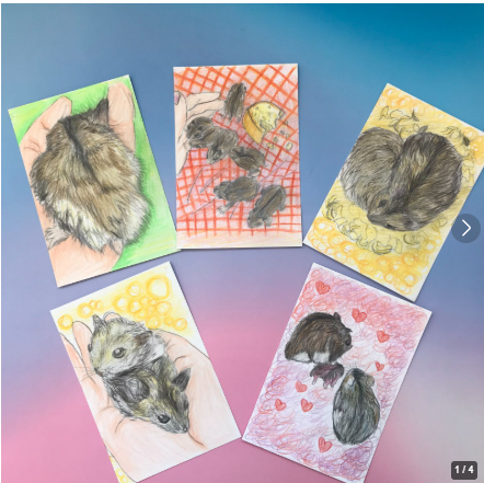 原画の最大の特徴は、ペンや筆が紙に触れた瞬間の「圧」や、絵の具の