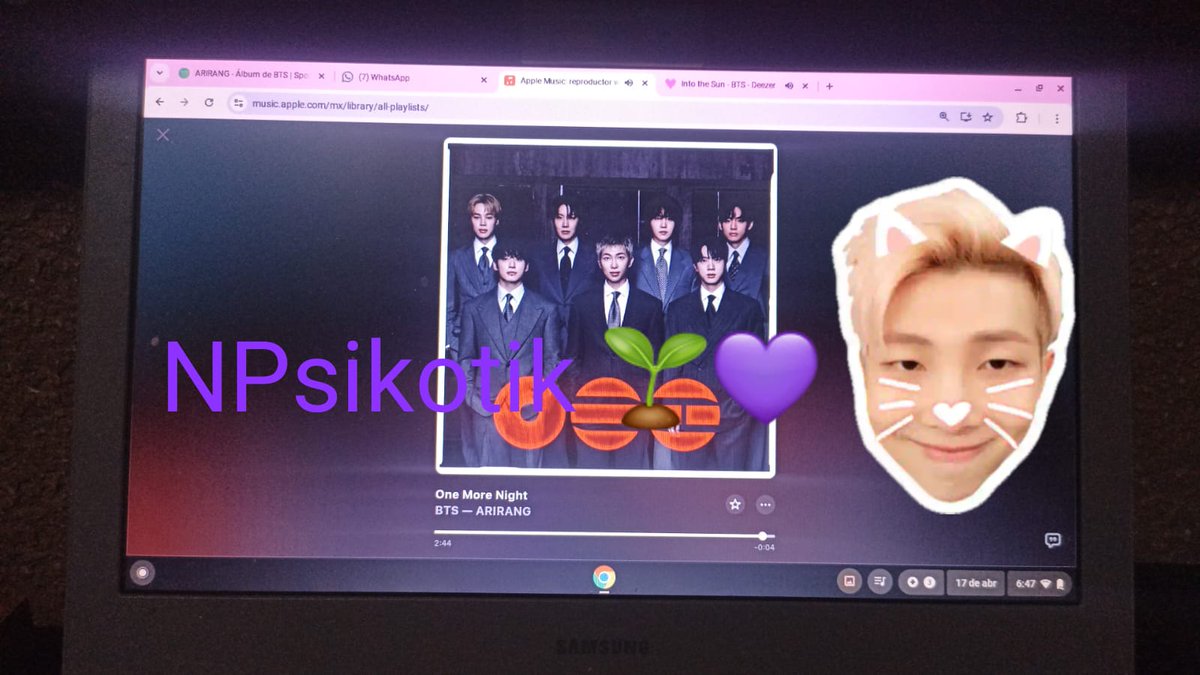 <a href="/btsapplemusicmx/">BTS APPLE MUSIC MÉXICO🇲🇽</a> ♥️♥️

#RECOMEBACK_ARIRANG
RE-COMEBACK ARIRANG MEXICO