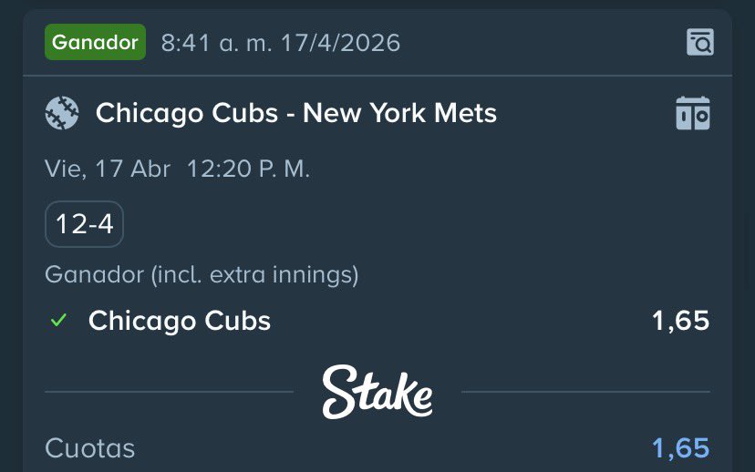PITPICKS23's tweet photo. Los Cubs nos dieron el segundo verde del día 😮‍💨 https://t.co/8AAgVMQR9t