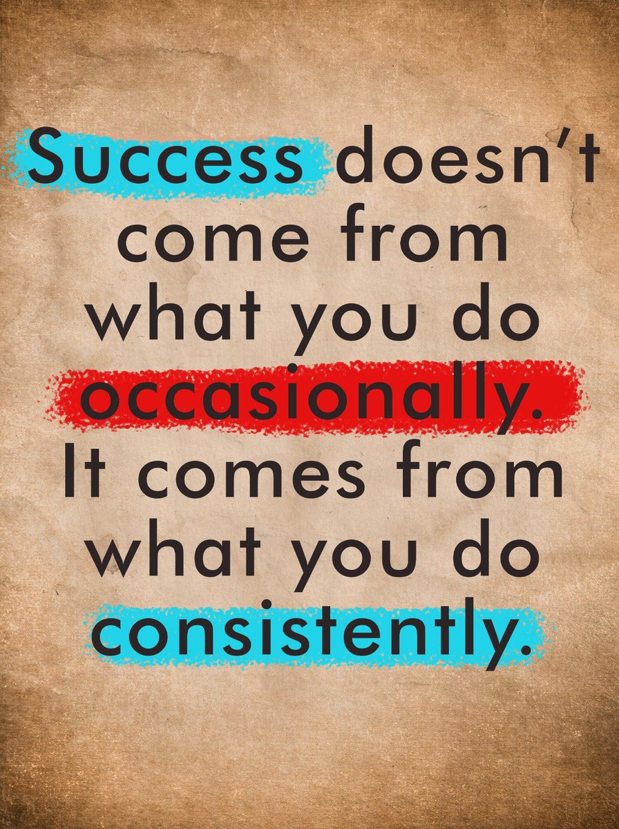 anchalsinglaa's tweet photo. #success #consistency https://t.co/9xjVHZseWW