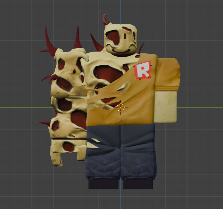 Fanmade john doe model since this game is very cool #MalignantRBLX