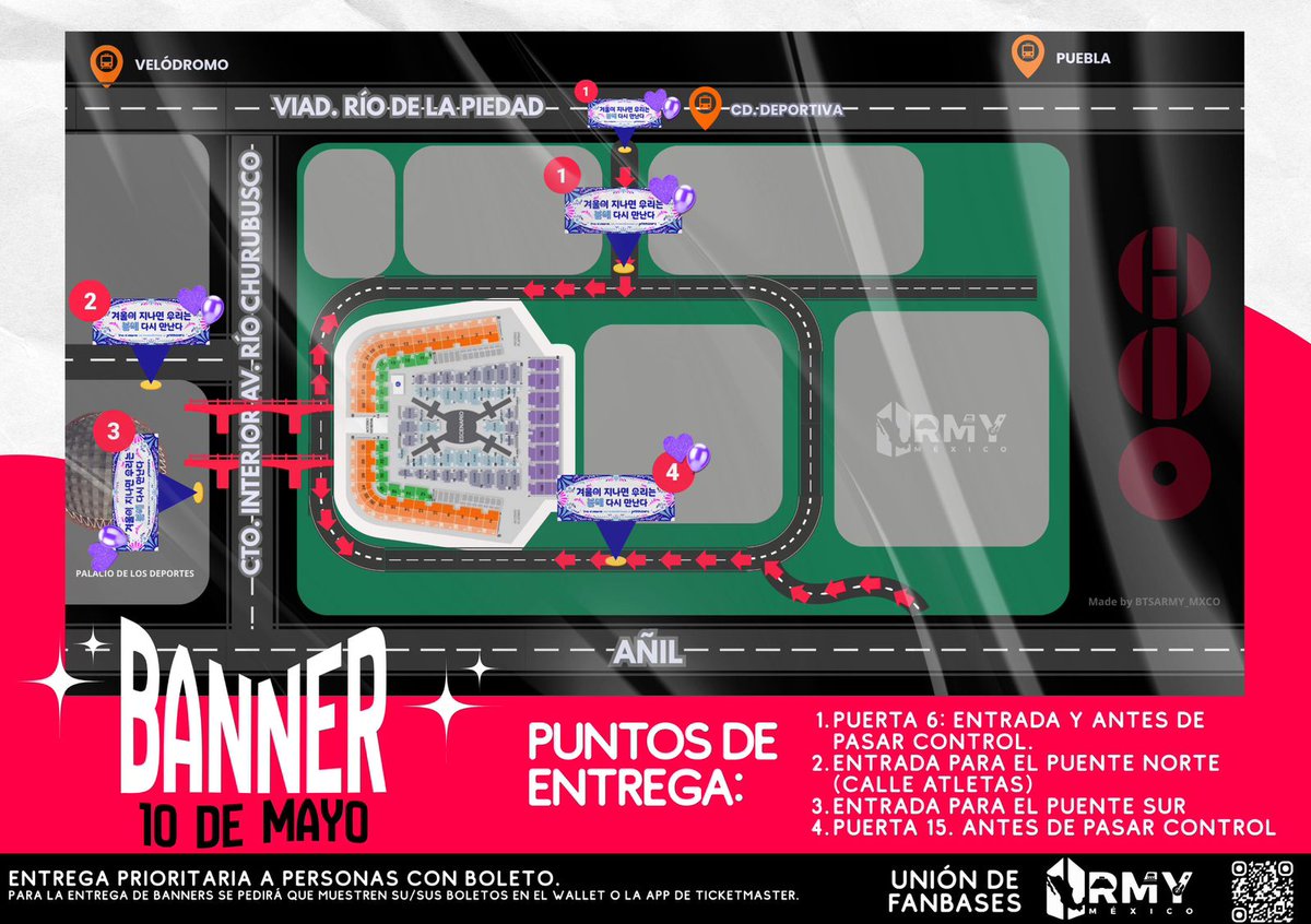 RMexico_'s tweet photo. ARMY México 💜🇲🇽

Esto ya es real… ✨
Les compartimos los Fan Projects con el momento exacto en el que se realizarán y los puntos de entrega de banners.

Cada detalle fue preparado para que, como fandom, podamos unirnos y crear algo que se vea, se sienta y se recuerde 💜

Ahora todo depende de nosotros. Sigamos las indicaciones, participemos y hagamos que BTS viva una noche inolvidable en México 🇲🇽✨

Hagamos historia juntos, ARMY

⚠️Encuentra las plantillas para imprimir  en el siguiente link. Viene para hojas Oficio y Carta
https://t.co/qDq99lh23v

#BTS_FANPROJECTSMEXICO #BTS_WORLDTOUR_MEXICOCITY #BTS_WORLDTOUR_ARIRANG #BTSARMYMEXICO