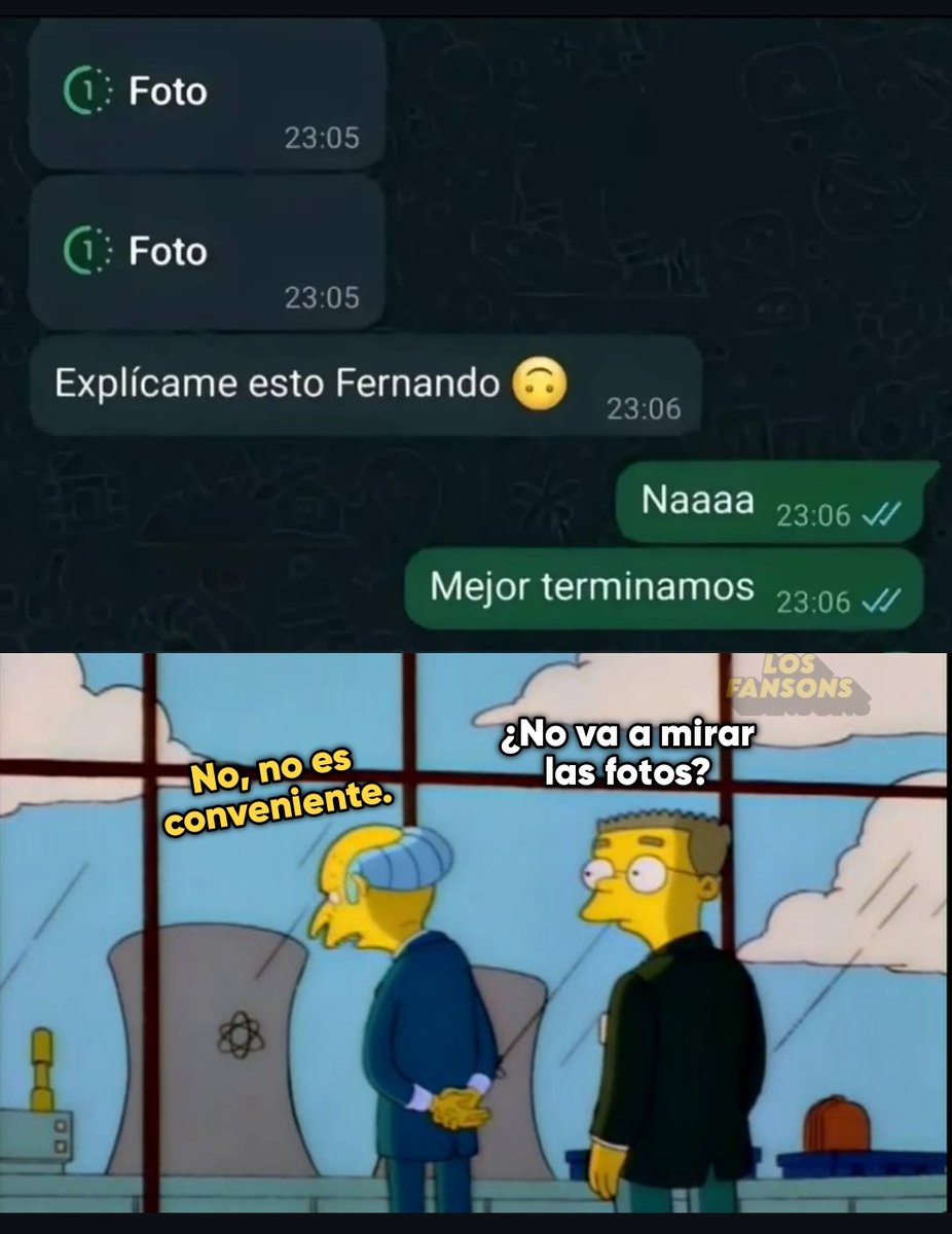 FansonsOficial's tweet image. No es conveniente 👀 #LosSimpson #LosSimpsons #Memes