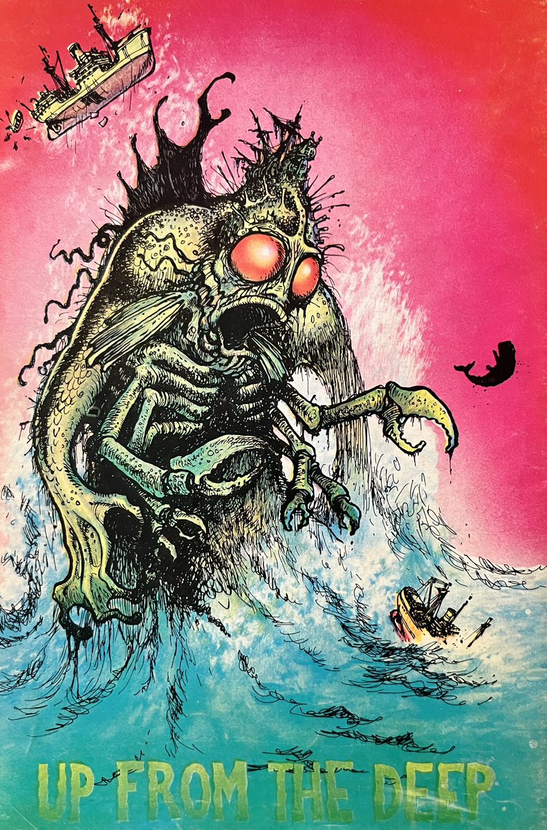 Up From The Deep #1 was released in 1971 by Rip Off Press and features stories by #RichardCorben, Jaxon, Greg Irons and Kin Deitch