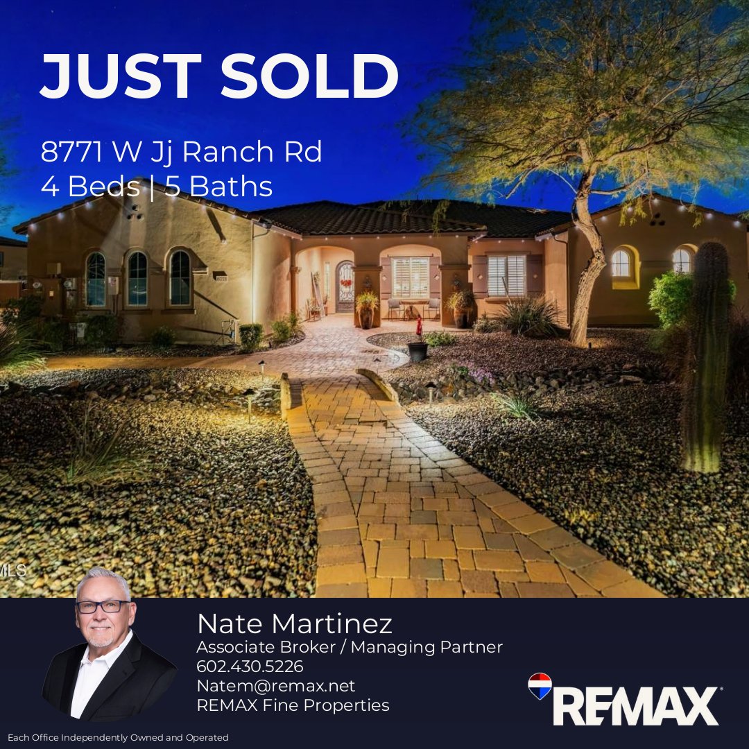 NateMartinez's tweet image. Just Sold! This Vista Montana property on nearly an acre with a resort-style pool, spa and massive RV garage has officially closed. A true Arizona lifestyle home. Wishing our clients the best ahead! #JustSold #LuxuryLiving #NatesHomes