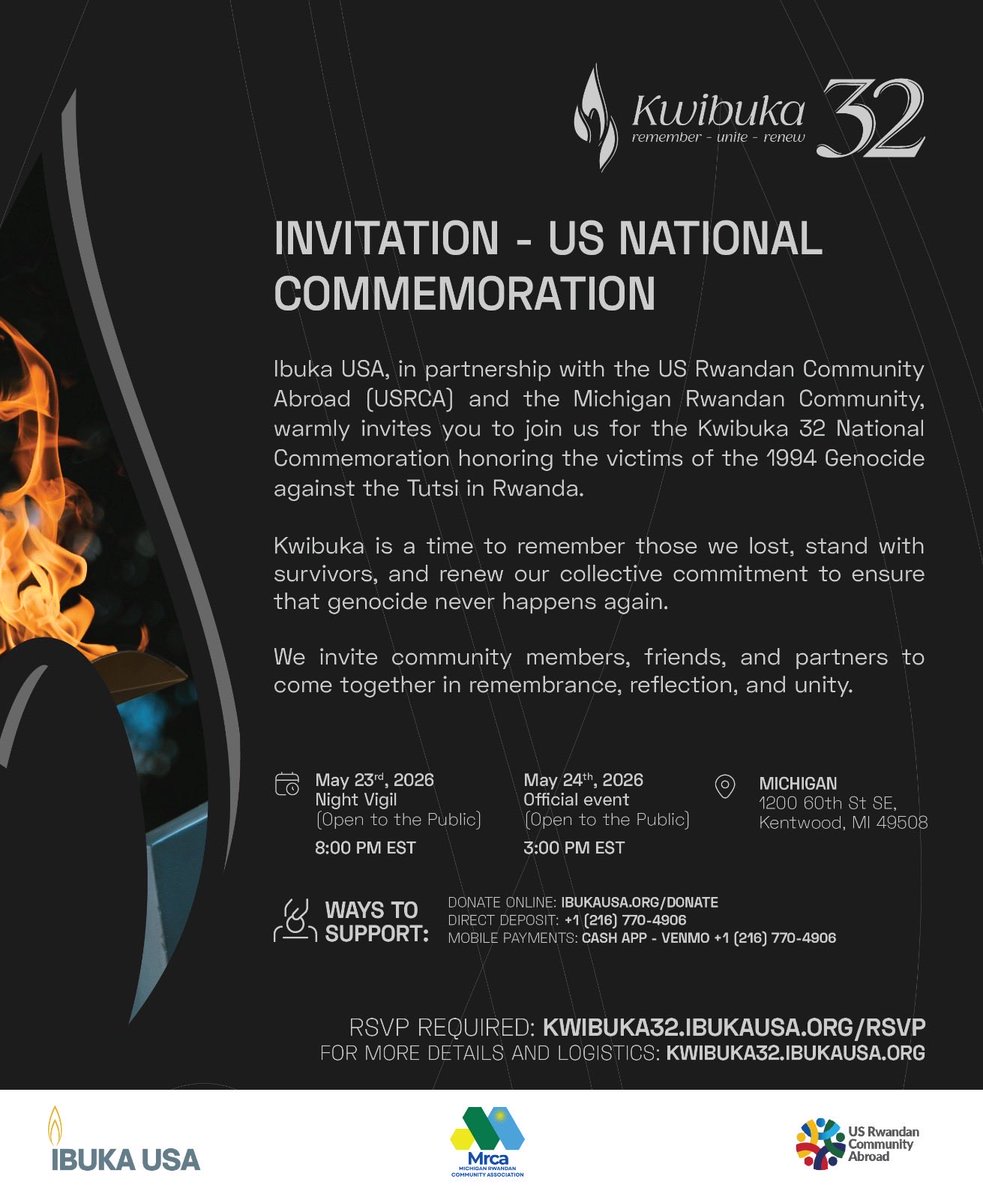 Michigan Rwandan Community Abroad US (RCAM / GR tweet media