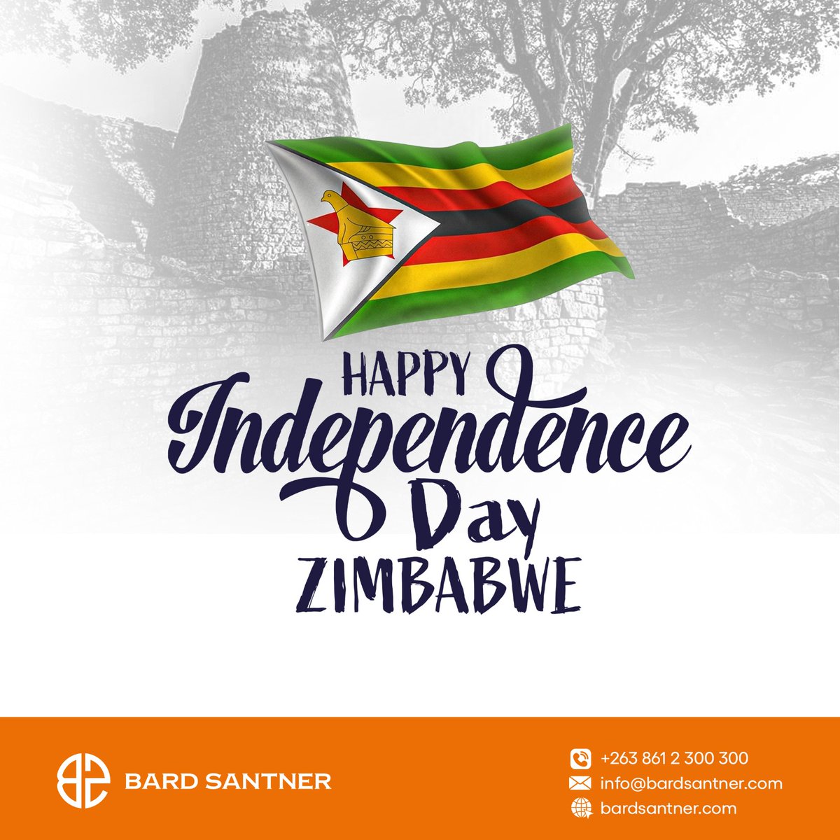 BardSantner's tweet photo. Commemorating Zimbabwe’s rich heritage and 46 years of resilience and unity. We honour the journey that has shaped our nation and look forward to the opportunities the future holds as we continue to build together.

Wishing all Zimbabweans a peaceful and reflective Independence Day. 🇿🇼

#ZimbabweAt46 #IndependenceDay