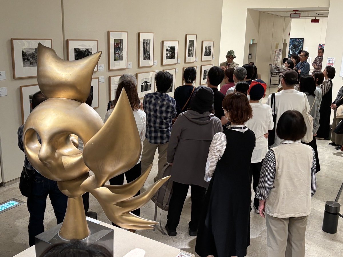 event373's tweet photo. 💫 #岡本太郎展 のギャラリートークを本日、#鹿児島市立美術館 で開催しました！

🌞1970年大阪万博の「太陽の塔」は、高さ30㍍の大屋根を突き抜けるなんと70㍍！😳太郎の作品のベラボーな魅力を感じるギャラリートークでした✨

#タローマン #ヒグチユウコ #花とゆめ展鹿児島 #鹿児島観光 #展覧会 https://t.co/uNbsvb9E0U