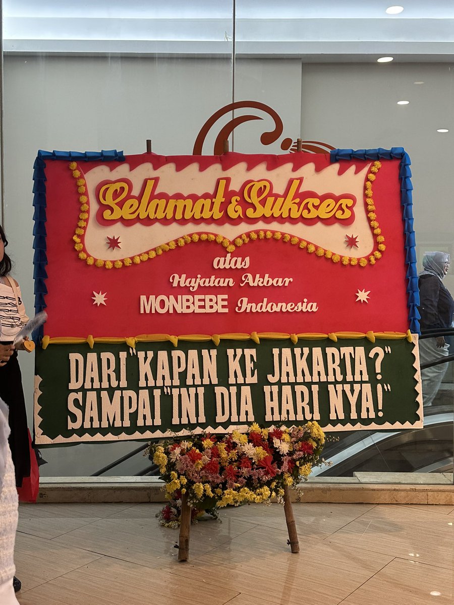 SELAMAT DAN SUKSES MONBEBE INDONESIA🇮🇩

#MONSTAX #MONBEBE #MONSTAXReturnsJakarta #BeyondDistanceForMX #MONSTAX_THEX_NEXUS_JKT