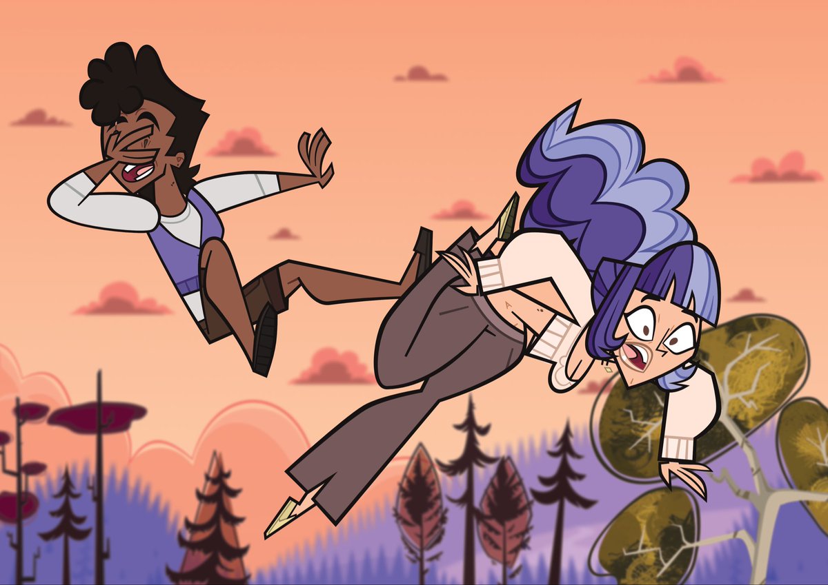 gabeillustrates's tweet image. featuring my dearest meghan and elijah &amp;lt;3 #totaldrama #fanart #TD #digitalart