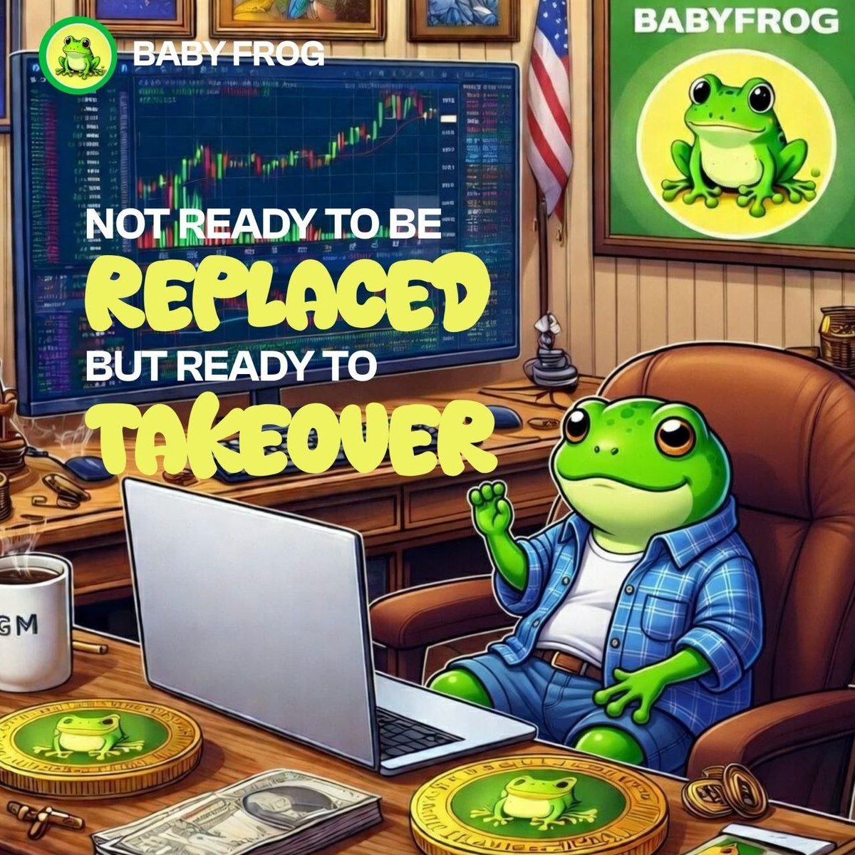 Improvements we have accomplished last days:

✅️ Website updated 
✅️ T1 Pinksale call
✅️ Burned tokens
✅️ Increased Team presence
✅️ Tracking on Coinranking
✅️ Liquidity extended until 2027
✅️ Went from 6K to 47K
☑️ Coingecko application 

Should we continue? 🔥🐸🚀