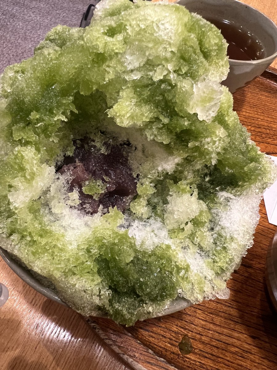 赤福氷！！！！
久しぶりに食べたよ🍧
美味しかった😋