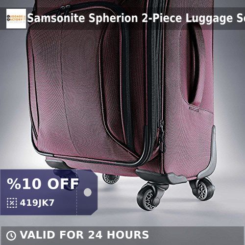 Luggage_Factory's tweet image. 🌟Travel in style with the Samsonite Spherion 2-Piece Luggage Set in stunning purple! Effortless 360° rolling &amp;amp; durability for any adventure. Grab this deal at the lowest price now for just $396. 🚀 #Samsonite #TravelEssentials #Purple shortlink.store/iap2q4dbzuax