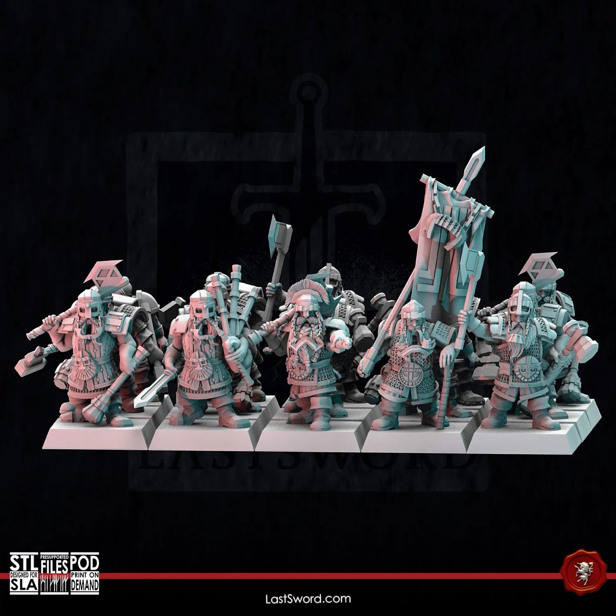 LastSwordMinis's tweet photo. Dwarven Halls: Dwarf Clan Warriors
Dwarf Clan Warriors are the iron-fast core, the kind of shieldwall that turns a rough battle line into something unbreakable.
https://t.co/GdTWNzrpFs
-
#dwarfs #dwarvenhalls #the9thage #warhammer #aos #3d #dnd #lastswordminiatures https://t.co/qHmRY8Hkqp