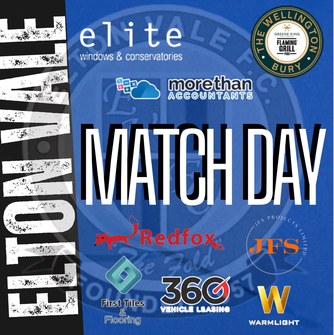 EltonValeFC's tweet image. 1st Team are at AWAY against @DukiTownYouthFC this afternoon ! 

⏰ 14:00 KO
🏟️ SK16 5BT

Reserves are at HOME against @Uppermill_FC Reserves !

⏰ 14:00 KO
🏟️ EVFC🔵⚫️ BL8 2RZ
🍺☕️🥧 Bar and Cafe will be open

Please get down if you can ! 🤝

#UTV🔵⚫️