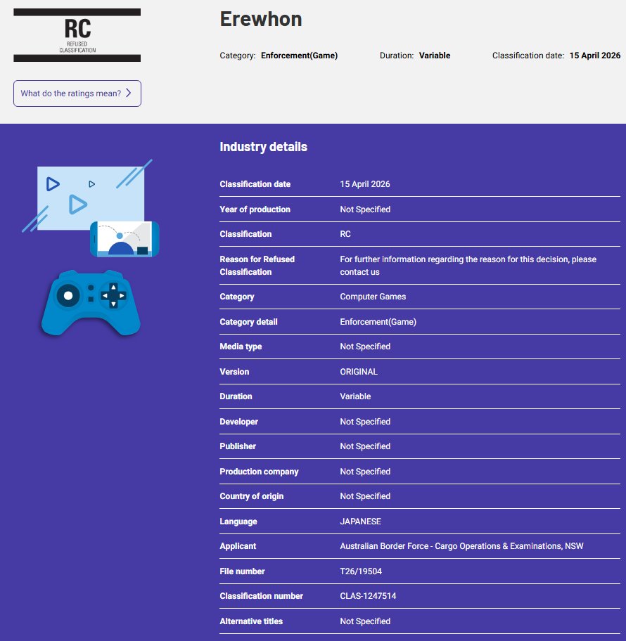 Refused Classification tweet media