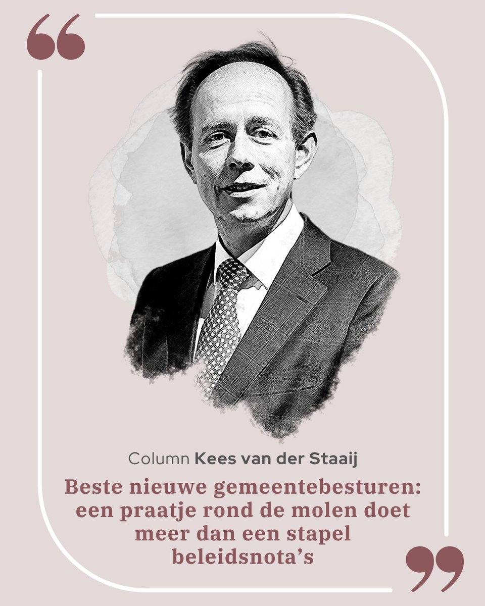 #Column || <a href="/keesvdstaaij/">Kees van der Staaij</a>: Goed je werk doen vraagt om het simpele, maar niet eenvoudige werk van het gesprek.

Lees de column: rd.nl/artikel/114603…