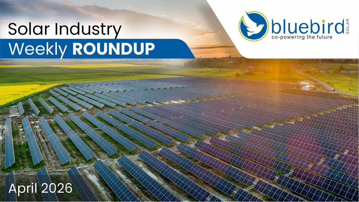 Solar Industry Weekly Roundup: Key Highlights &amp; Insights⚡
Stay up to date with the latest news, government updates, and new trends in the solar world. Don’t miss out — check it out now!

👉 linkedin.com/pulse/solar-in…

#Solar #News #SolarIndustry #SolarEnergy #SolarNews #GreenEnergy