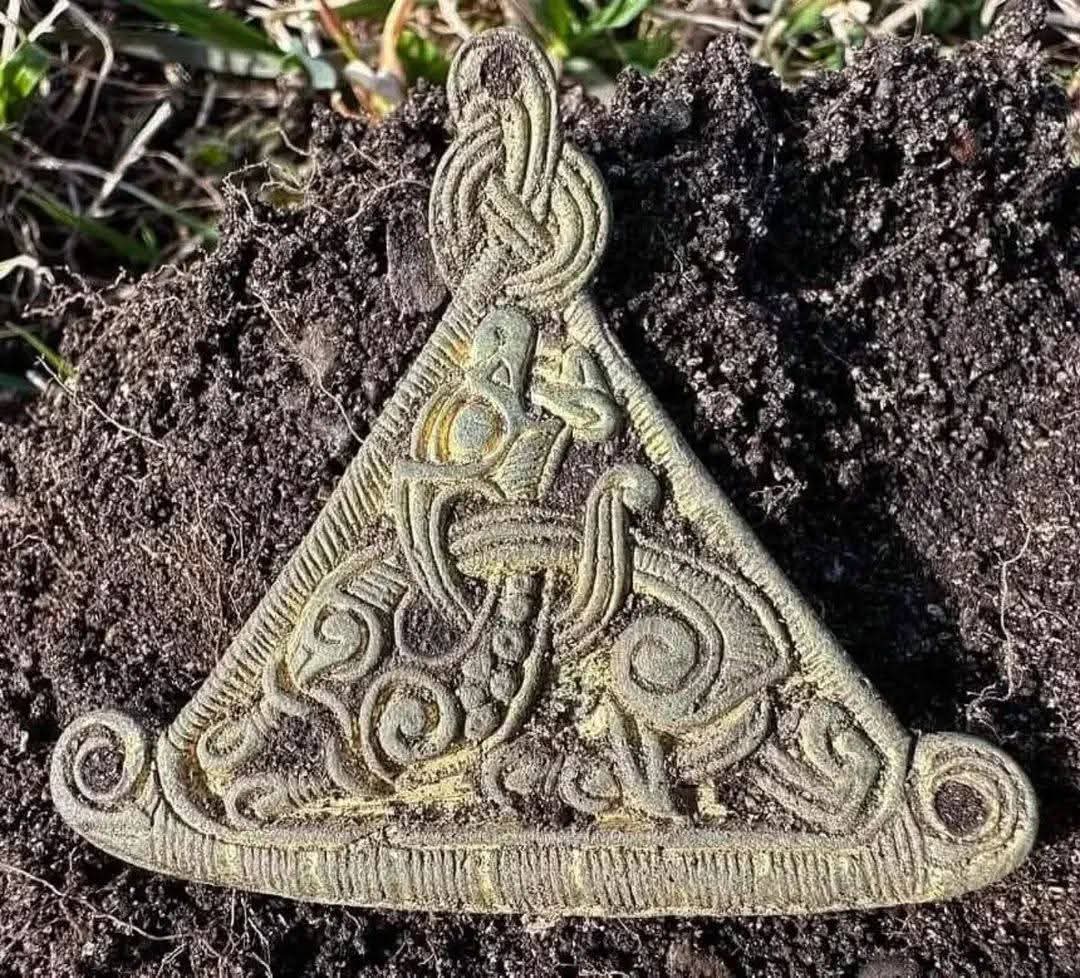 OlenaWave's tweet image. This rare Viking pendant was #foundinUkraine.