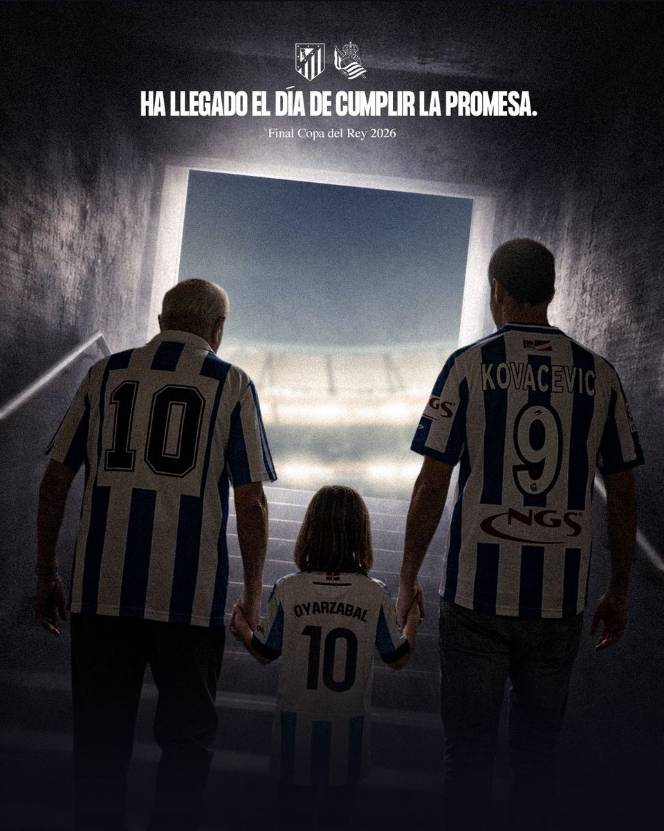 Ha llegado la hora…

de cumplir la promesa.

Hoy la Real vuelve a jugar una final de Copa. 🏆

🎨 <a href="/inigo_sh/">Iñi</a> 

#OndaVasca #Konekta