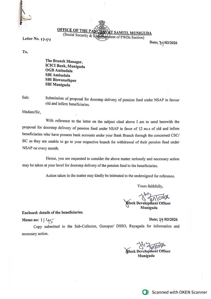 DSSO Rayagada Odisha tweet media