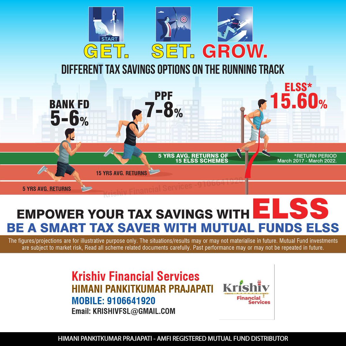 krishivfsl's tweet image. 📊 Compare your options:
❌ Bank FD: 5–6%
❌ PPF: 7–8%
✅ ELSS: Higher growth potential (15%+*)

📞 Start your ELSS investment today: 9106641920
📩 DM us for expert guidance

#ELSS #TaxSaving #SaveTax #MutualFunds #SIP #MoneyGrowth #SmartInvesting #KrishivFinancialServices