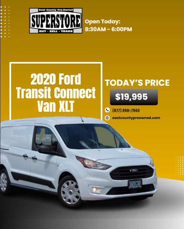 SPreowned42076's tweet image. VERSATILE SPACE. EFFICIENT PERFORMANCE. BUILT FOR BUSINESS. — 2020 FORD TRANSIT CONNECT VAN XLT

tinyurl.com/kw4v2txj
Stock #: 260223
Odometer: 81,744

#FordTransitConnect #TransitConnectXLT #WorkVan