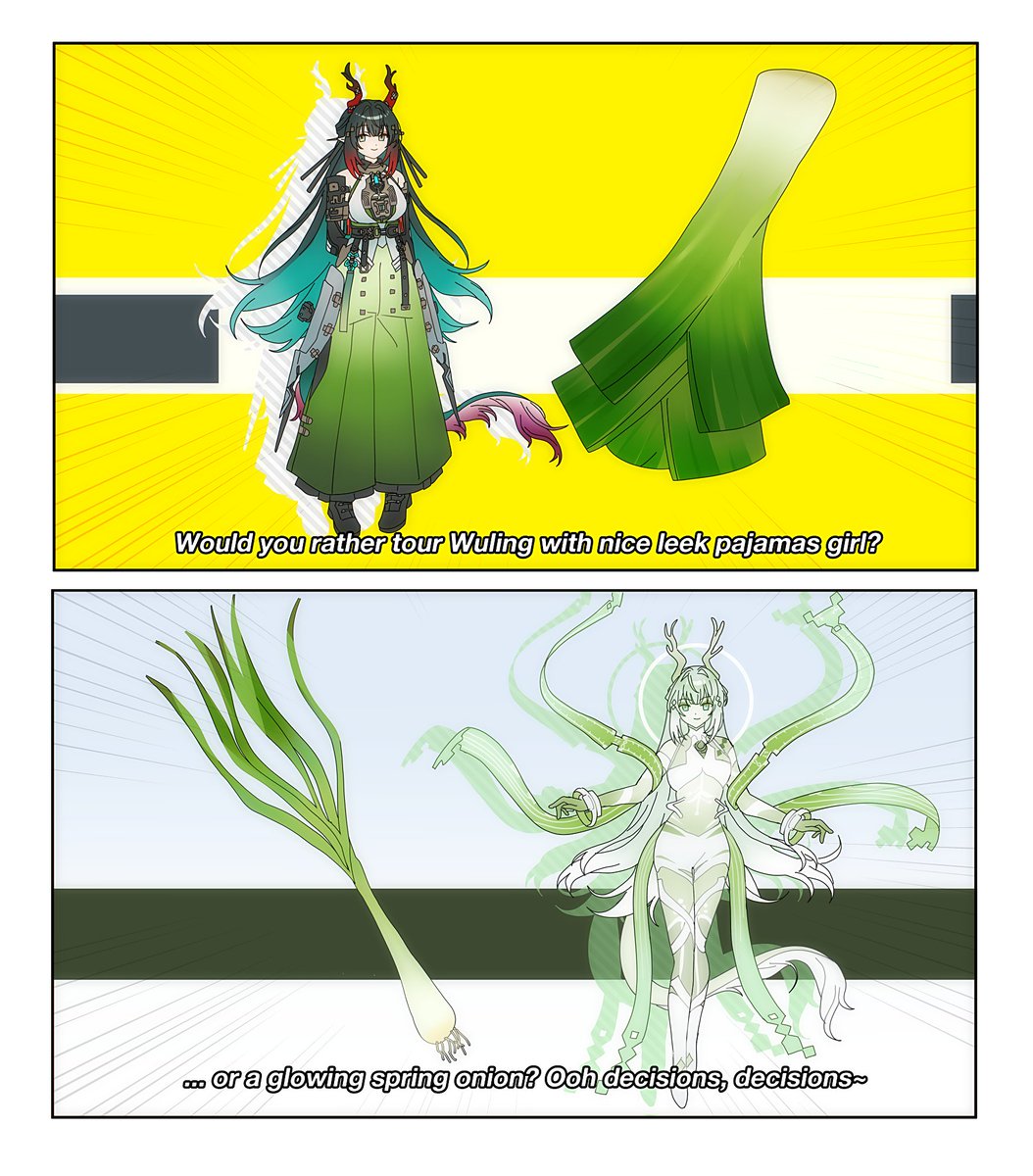 Leek vs Spring Onion
#ArknightsEndfield📷 #SpringWake