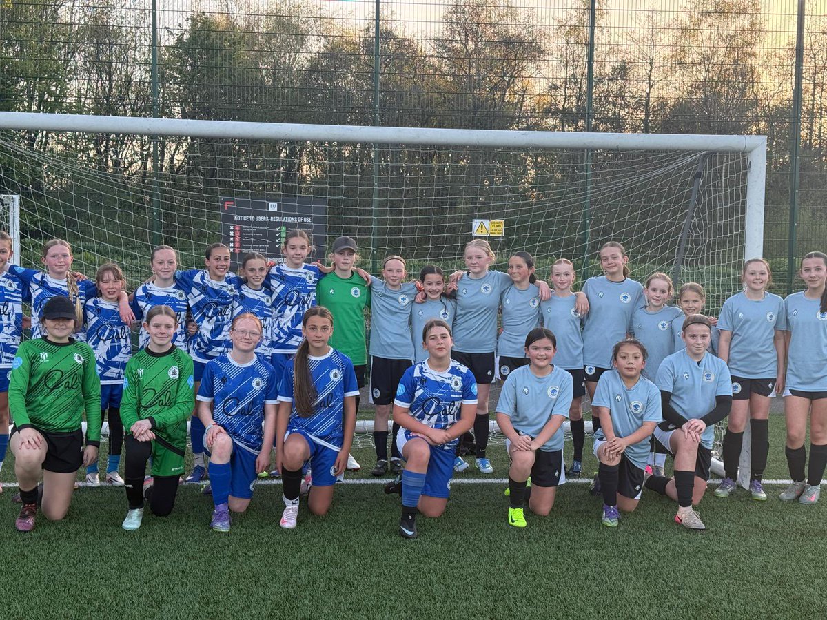 CFCGirlsPDC's tweet photo. Well done to our U12s last night on their trip to Wigan Schools County FA 👏⚽ Both teams played some excellent football and did it all with smiles on their faces 😊
Special mention to Kingsleigh H and Elsie M for stepping up from the U10s — brilliant effort from both! 💪🌟 https://t.co/w93tAxdCyN