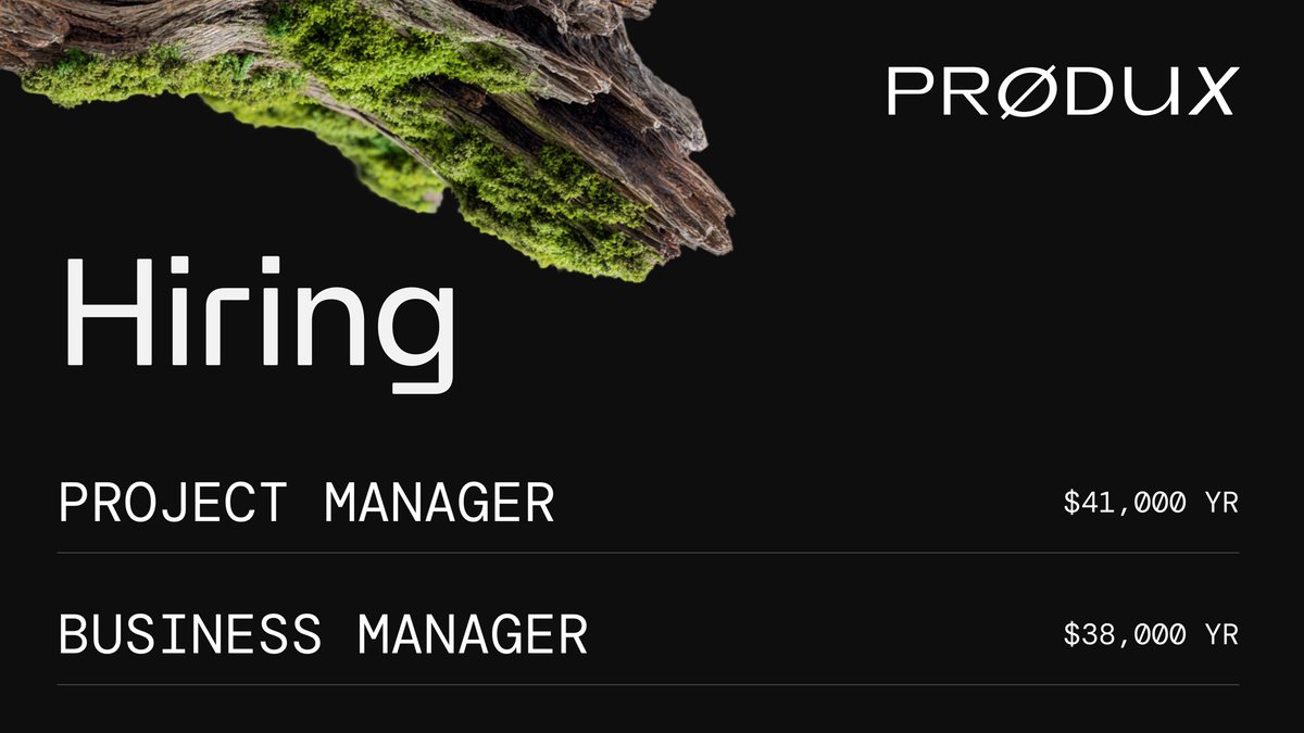 We’re hiring. 🖤

Project Manager - $41,000/yr
Business Manager - $38,000/yr

Must be available to work US and European time zones and have at least 3 years of experience working in a design studio.