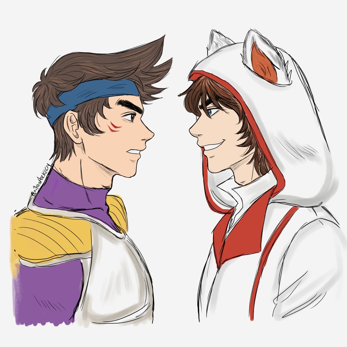 nitaartszkt614's tweet photo. #iRoier: You wanna work with the federation? 
#Ewron: Am I working with the federation? No, Im working for myself.
#iRoier: But you want to colaborate with the federation by insurance or something...

#Nexe: You should kiss in agreement.

#qsmp2 https://t.co/Vp8u4LByTH